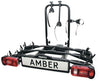 Pro-user Amber III fietsendrager. Lichtgewicht fietsendrager geschikt voor 3 fietsen. Kantelbaar.